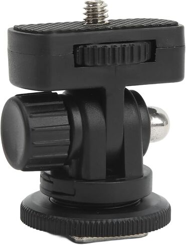 CHICIRIS Mini Monitor Ball Head, 180 Adjustable with 1/4 Screw & Cold Shoe in Kuwait