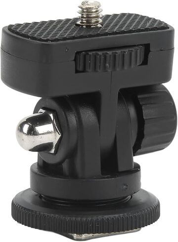 CHICIRIS Monitor Ball Head with 180 Adjustment, 1/4 Screw and Cold Shoe Adapter in Kuwait