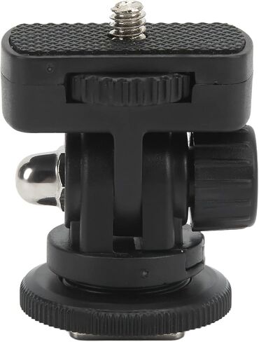 CHICIRIS Monitor Ball Head with 180 Adjustment, 1/4 Screw and Cold Shoe Adapter in Kuwait