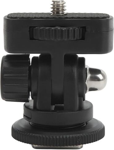 CHICIRIS Monitor Ball Head with 180 Adjustment, 1/4 Screw and Cold Shoe Adapter in Kuwait