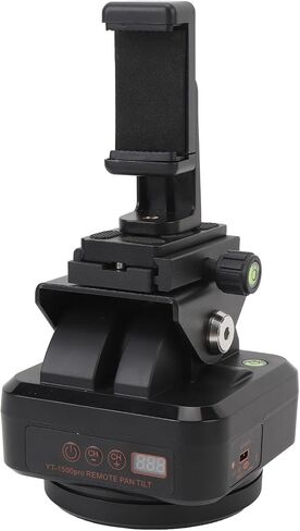 Remote Control Pan Tilt Head, 360 Degree Motorized Rotating Tripod Head for Smartphones in Kuwait