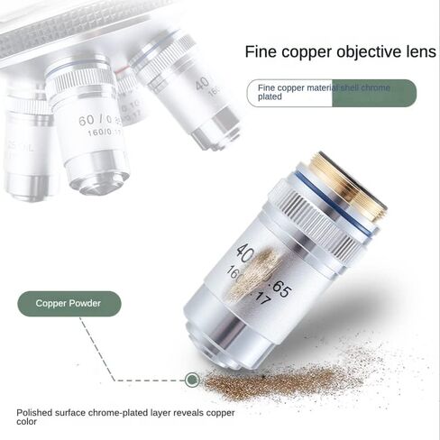 4X 10X 20X 40X 60X 100X Microscope Objective Lens Color Eraser Objective Lab Biology Microscope Assembly (Color : 1PC 60X) in Kuwait