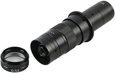 0.75X 0.5X 2.0X 0.35X 1X Barlow Auxiliary Objective Glass Lens 200X 180X 300X C Mount Lens Industrial Video Microscope Camera (Color : 0.3X) in Kuwait