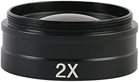 0.75X 0.5X 2.0X 0.35X 1X Barlow Auxiliary Objective Glass Lens 200X 180X 300X C Mount Lens Industrial Video Microscope Camera (Color : 0.3X) in Kuwait