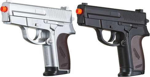 New James Bond Twin Spring Airsoft Dual Pistol Combo Pack Set Hand Gun w/Case 6mm BB 0.12g (Two Airsoft Pistol) in Kuwait