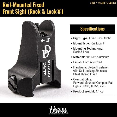 DANIEL DEFENSE Rail-Mounted Fixed Front Sight in Saudi Arabia