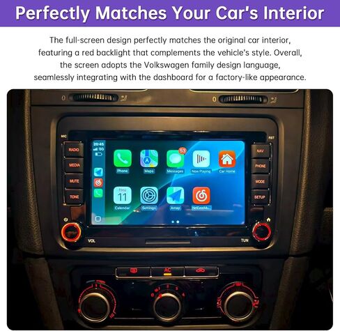 2026 Upgrade 7" CarPlay & Android Auto Linux Screen for Volkswagen in Kuwait