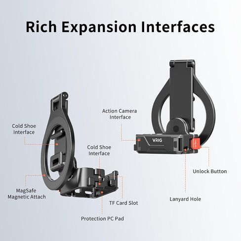 VRIG Magnetic Mount Stand for DJI Osmo Pocket 3/4/ 4P/ Xtra Muse in Saudi Arabia