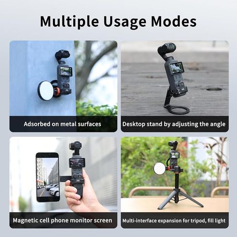 VRIG Magnetic Mount Stand for DJI Osmo Pocket 3/4/ 4P/ Xtra Muse in Saudi Arabia