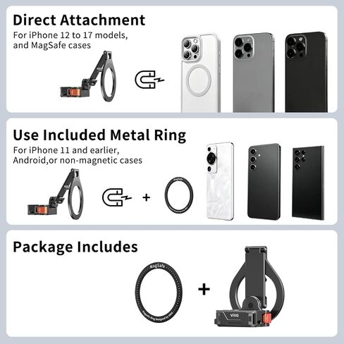 VRIG Magnetic Mount Stand for DJI Osmo Pocket 3/4/ 4P/ Xtra Muse in Saudi Arabia