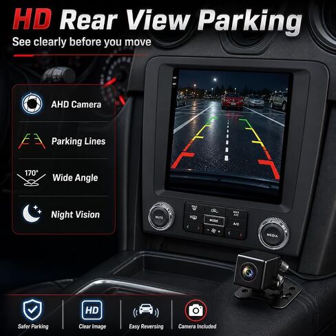 4+32G Car Radio Stereo for Ford Mustang 2010 2011 2012 2013 2014: 10.1inch Replacement - Android 5G WiFi Wireless CarPlay Android Auto - with GPS Navigation Upgrade(RDS High-Fidelity Sound) Head Unit in Kuwait