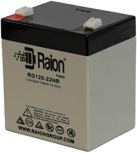 Raion Power RG126-22HR 12V 5.5Ah Compatible Replacement High Rate Discharge Rechargeable Battery for CSB HRL1223WF2-8 Pack in Kuwait
