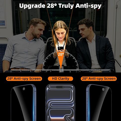 3 Pack iPhone 17 Pro Privacy Screen Protector 6.3 inch in Kuwait
