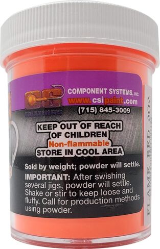 Pro-Tec Component Powder Paint 2oz Flame Red in Saudi Arabia
