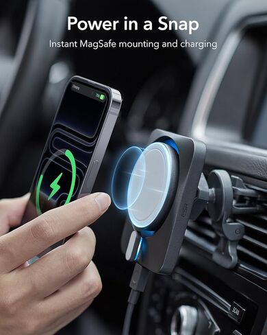 ESR for 15W MagSafe Car Mount Charger w/CryoBoost, Made for Apple-Certified in Kuwait