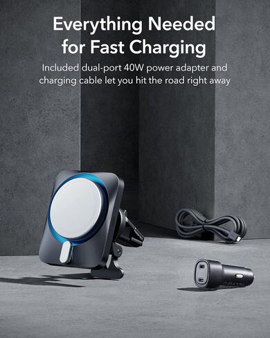 ESR for 15W MagSafe Car Mount Charger w/CryoBoost, Made for Apple-Certified in Kuwait