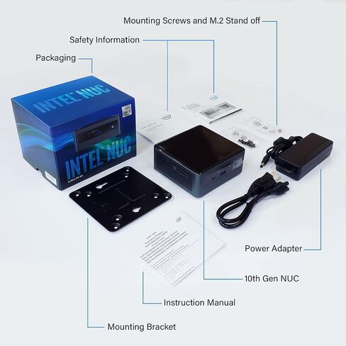 Intel NUC 10 Pro NUC10i5FNH, Core i5-10210U, Barebone, NO RAM,SSD in Kuwait