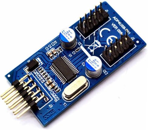 USB 2.0 9 Pin to Dual 9 Pin Internal PCB Cable for PC in Kuwait