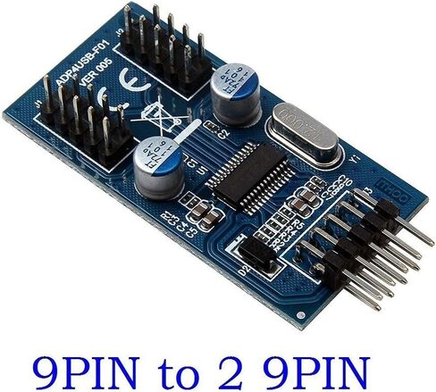 USB 2.0 9 Pin to Dual 9 Pin Internal PCB Cable for PC in Kuwait