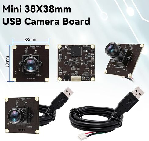 90fps Global Shutter USB Camera Module, 1200P High Speed Webcam in Kuwait