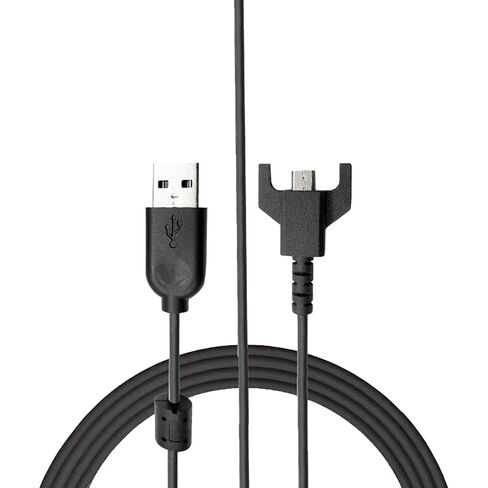 USB Charging Cable (6 feet) for Logitech G703 / G900 / G903 / G Pro Wireless/G Pro X Superlight Gaming Mouse, G560 Speaker, G Pro Kayboards, USB to Micro USB (Black) in Saudi Arabia