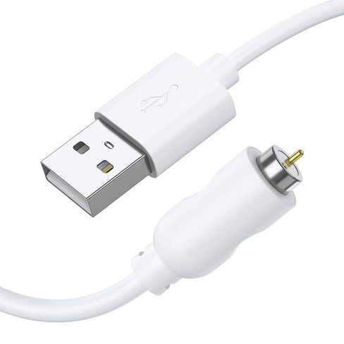 Vanjua 2 Pack Rose Charger Magnetic Charging Cables, USB Cable 1-Pin Single Point Magnetic DC Charger Cord for Quick Charging Replacement -1 Dot Massager in Kuwait