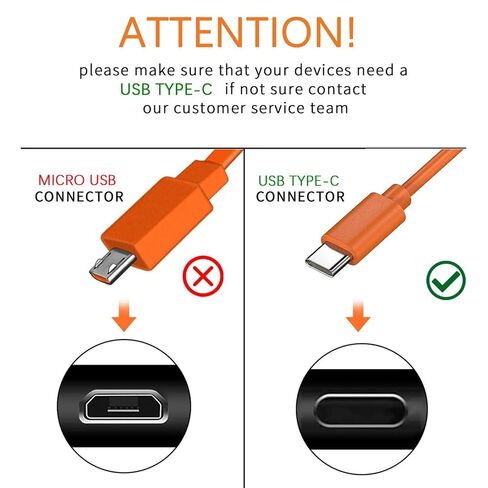 USBC Charger Charging Cable Compatible for Ring Battery Doorbell (new Model) Camera 3.3FT in Kuwait
