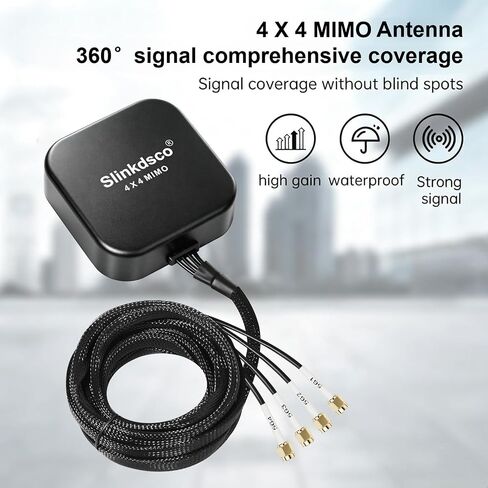 4x4 MIMO Omnidirectional Wide-Band 600-6000MHz 4G LTE 5G External Antenna in Kuwait