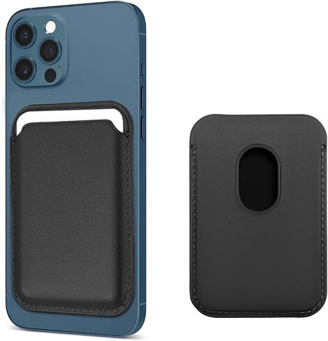 WALLFID Magnetic Wallet Compatible with for iPhone 17/16/15/14/13/12 Series, Slim Leather RFID Blocking Card Holder, Strong Magnet Snap-On Phone Wallet in Kuwait