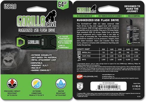 3.0 Ruggedized 64GB USB Flash Drive (2-Pack) in Kuwait