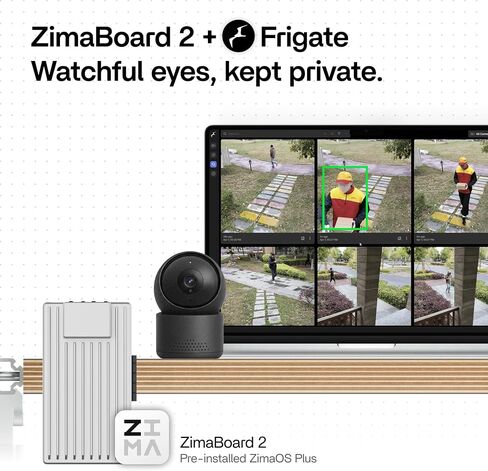 zimaboard 2 832 x86 Home NAS, Quad-Core N150, 8GB DDR5, 32GB eMMC, PCIe 3.0×4 Expansion, Dual SATA 3.0 & Dual 2.5GbE, Fanless 24/7 Storage Server with ZimaOS for Docker, Media, Backup, Home Lab in Saudi Arabia