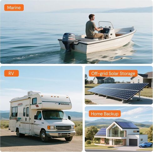 بطارية ليثيوم TEMGO 12V 300Ah LiFePO4 مع مراقبة بلوتوث والتطبيق in Kuwait