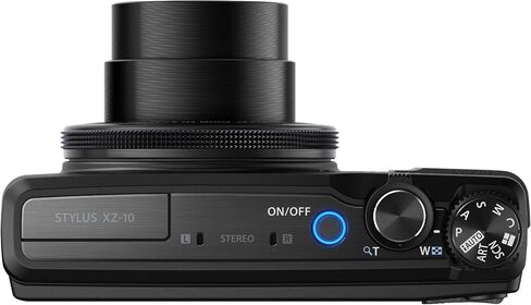 Olympus XZ-10 iHS 12MP Digital Camera with 5x Optical Image Stabilized Zoom and 3-Inch LCD (Black) - International Version (No Warranty) in Kuwait