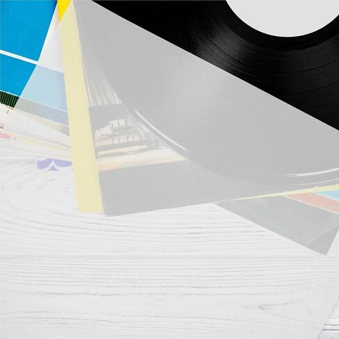 Record Sleeves 30Pcs Vinyl Record Outer Sleeves, Durable Waterproof High Transparency Album Covers in Saudi Arabia