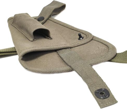 OD M3 Canvas Shoulder Holster with Magazine Pouch fits USGI Colt M1911 .45 in Kuwait