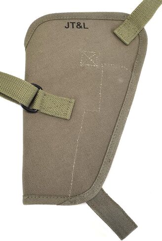 OD M3 Canvas Shoulder Holster with Magazine Pouch fits USGI Colt M1911 .45 in Kuwait