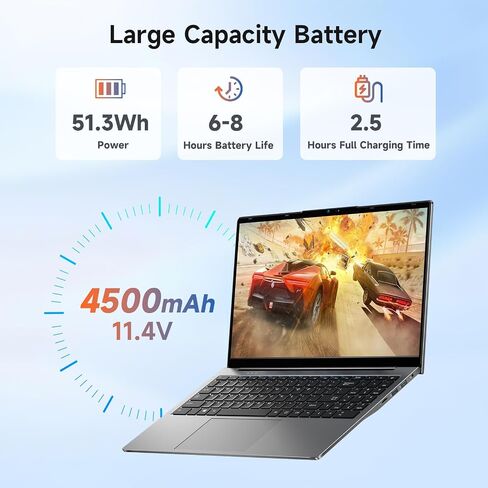 2026 15.6" FHD Windows 11 Pro Traditional Laptop Computer, Intel 12th Gen N95 (Up to 3.4GHz), 12GB RAM 512GB SSD for Business Office Student School College, Notebook, Laptop Lightweight Portable in Saudi Arabia
