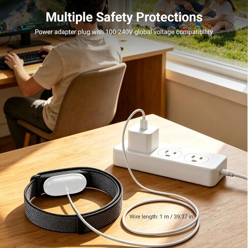 USB-C Charger Cable Compatible with Google Fitbit Air White in Kuwait