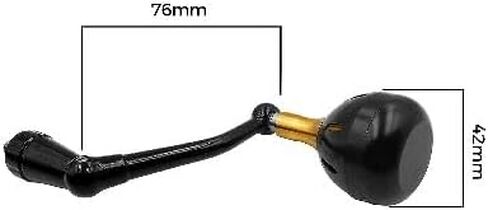 76mm Power Handle for Penn Spinfisher 8500SS Reel Left Hand Plug and Play Black in Saudi Arabia