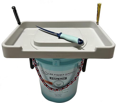 Cutting Tray with groove, knife slot, non-slip pad for fishing, kitchen, outdoor, contain your bait, fish, fruit in bay, no mess in Saudi Arabia