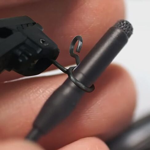 2pcs Lapel/Lavalier Microphone ABS Tie Clip for Sanken COS-11D Deity W.Lav Pro Lavalier Mic with Diameter of 3.5-4.5mm(3.5mm) in Kuwait