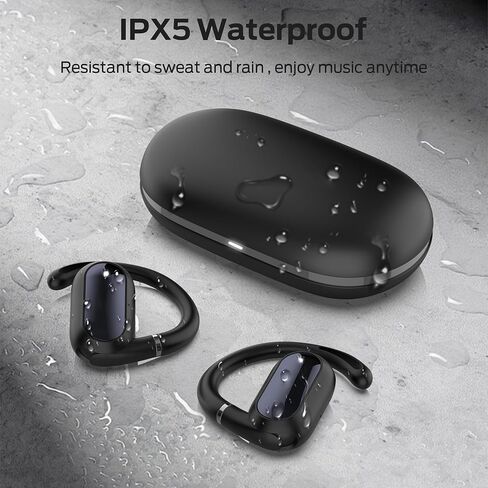 Oraolo Open Ear AC322 Wireless Earbuds, Bluetooth 5.4 Headphone, 36H Playtime, IPX5 Waterproof, Open-Ear Design, Secure Fit for Running & Workout, Clear Calls in Saudi Arabia
