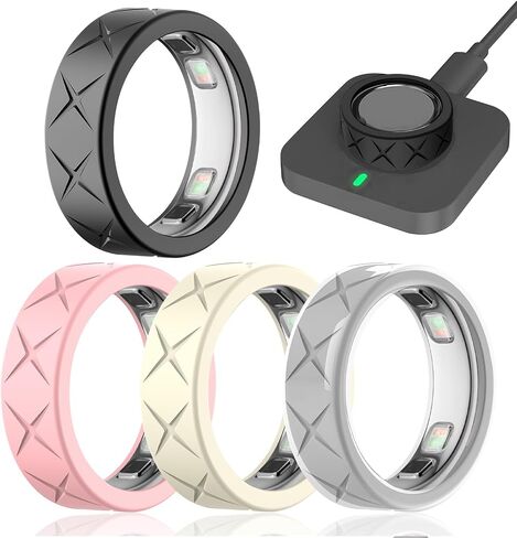 4 Pack Silicone Cover Compatible for Oura Ring 5,Ultra Thin Sleeve in Saudi Arabia