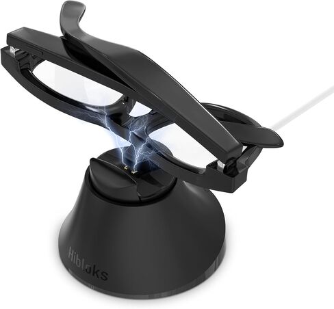 Charging Station Compatible with Ray-Ban Meta Wayfarer/Gen 2 and Skyler/Gen 2, Magnetic Charger Dock Stand with Fast Charging & LED Indicator for RayBan Meta Gen 2 Smart Glasses & Glasses Case in Kuwait