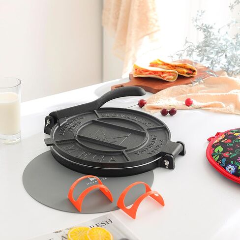 Tortilla Press 12 Inch Large, Cast Iron Tortilla Maker Complete press Kit in Saudi Arabia