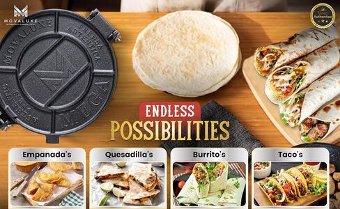 Tortilla Press 12 Inch Large, Cast Iron Tortilla Maker Complete press Kit in Saudi Arabia