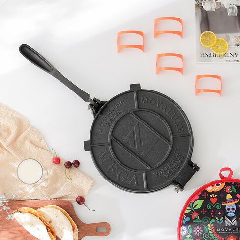 Tortilla Press 12 Inch Large, Cast Iron Tortilla Maker Complete press Kit in Saudi Arabia