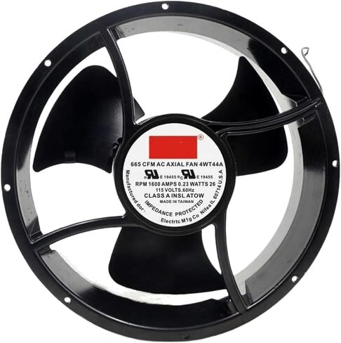 4WT44A 665CFM AC 115V 0.23A 25489 25.4CM Axial Fan in Kuwait