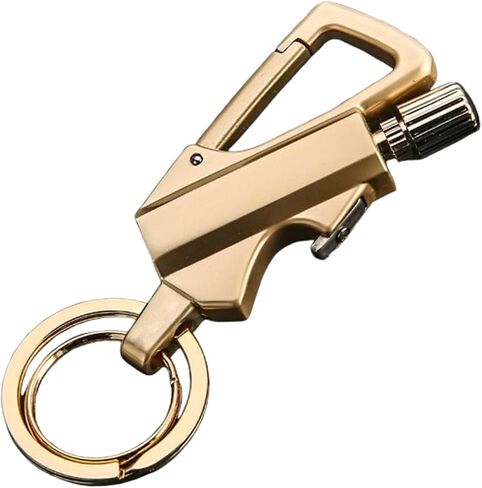 Adjustable Windproof Refillable Silver 3-in-1 Butane Lighter Multi Tool in Kuwait