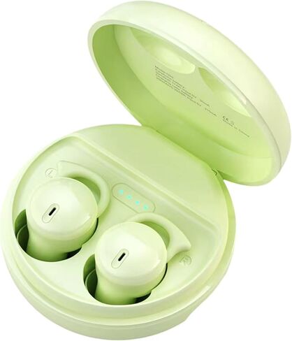 Invisible Sleep Headphones,Sleep Earbuds for Side Sleepers,Small Comfortable Fit Noise Blocking Sleep Ear Buds,Bluetooth 5.3 Wireless Earbuds, in-Ear Ear Buds for Sleeping, Working (Green) in Saudi Arabia